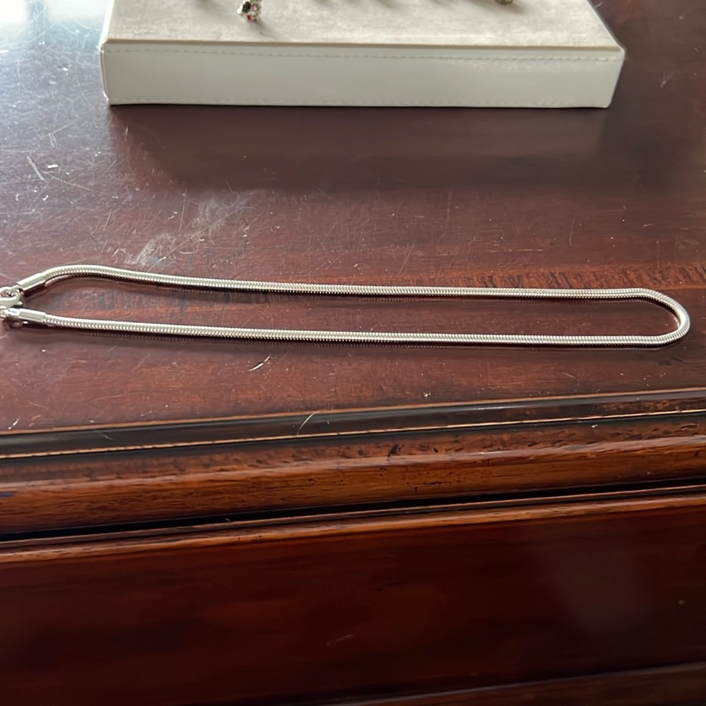 Sterling silver snake chain for charms